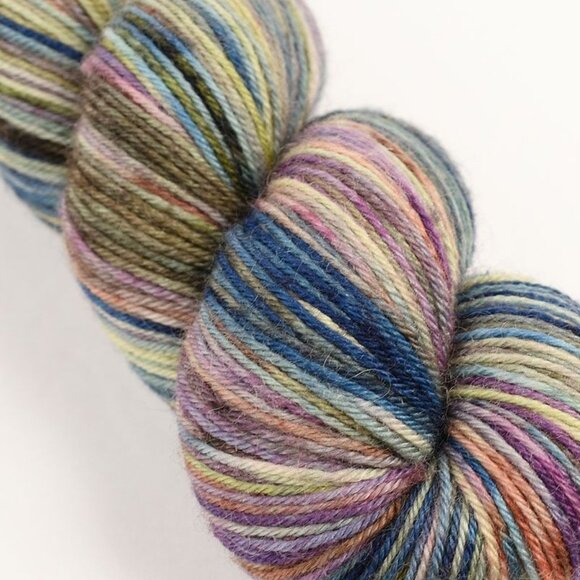 Miss Babs Northumbria Fingering Yarn Leicester Wool 437 Yds Outstanding Colorway - Picture 2 of 4